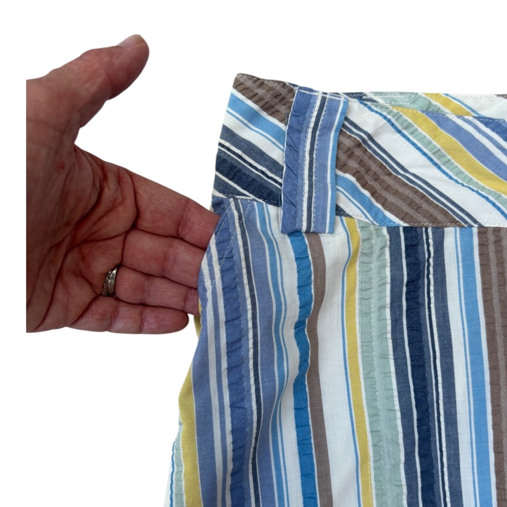 Patagonia Women’s 6 “Netty” Retro Striped Lightweight Mini Skirt With Pockets - Picture 4 of 9